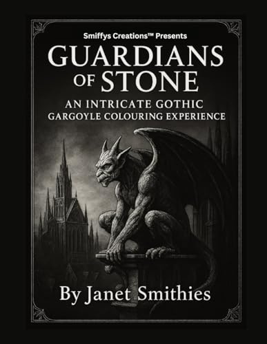 Guardians of Stone: An Intricate Gothic Gargoyle Colouring Experience