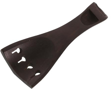 TOYZFRIENDY Violin Tailpiece aus Holz Saitenhalter mit Feinstimmer für Reinen Klang Langlebig Stabil und Installieren Geeignet für Violinparts und Musikinstrumente