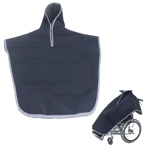 MegLob Manta Para Silla De Ruedas, Manta Térmica Para Silla De Ruedas Para Personas Mayores, Impermeable Y Resistente Al Viento, Capa Cálida Para Silla De Ruedas