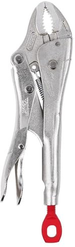 Milwaukee 48223422 5-Inch/127 mm Curved Jaw Torque Lock Pliers - Silver