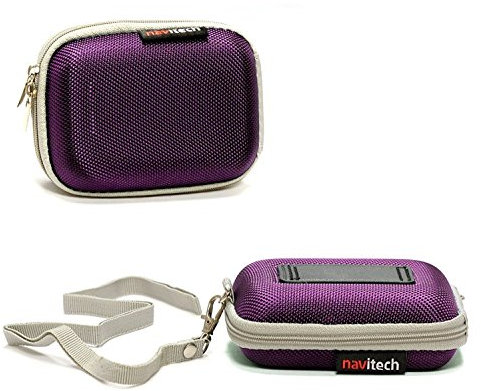 Navitech Purple Hard Protective Earphone/Headphone Case Compatible with The Pioneer SE-CL712T Earphones