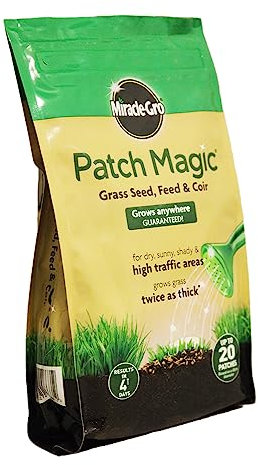 Miracle-Gro - Bolsa crecimiento de césped Patch Magic (1.5kg) (Puede Variar)