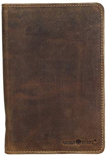 Greenburry Vintage Leder Stifteetui Federmäppchen Stiftemappe Mäppchen 1574-25