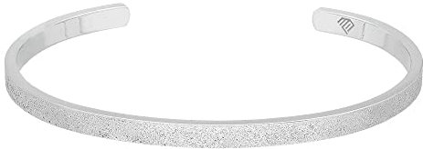 Max Palmer® Armreif in Diamant-Optik | Armband in 4 Farben [01.] - Silber