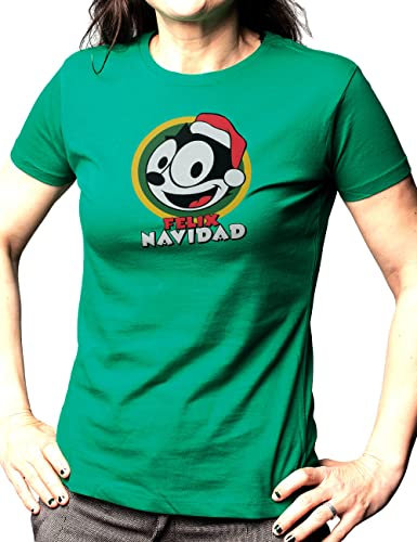 Camisetas EGB Camiseta Chica Inspector Gadget Ochenteras 80´s Retro Comic Tallas Especiales (Verde, XXL)