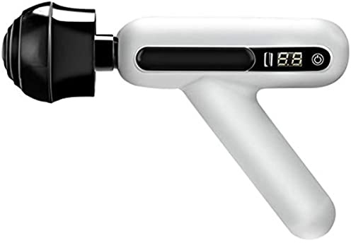Massaggiatore muscolare portatile professionale a percussione massaggiatore pistola per massaggio tessuto profondo, anti agitazione, silenzioso, display LCD per alleviare il dolore muscolare, recupero
