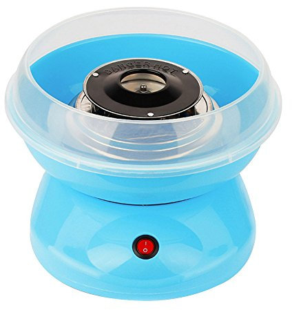 Gourmet Gadgetry Elektrische Zuckerwatte-Maschine, elektrisch, für Haus und Feste, Jahrgang, Geburtstag, Kinder, 220 V (blau)