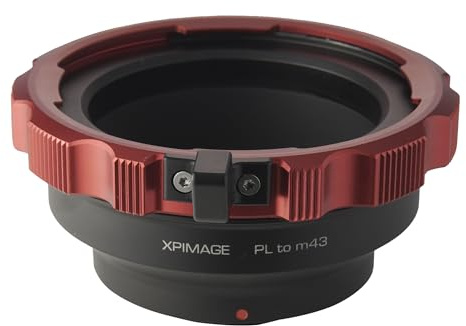 XPIMAGE Ultra-light Aluminum Lens Mount Adapter Ring Compatible with PL Lens to Olympus or Panasonic MFT M43 M4/3 Micro Four Thirds Camera BMPCC
