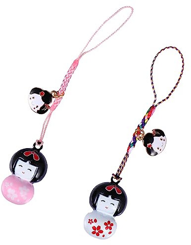 Yardenfun 2stücke Cartoon Puppe Schlüsselanhänger Ornament Schlüssel Kette Anhänger Tasche Schlüssel Hängen Keychain Für Handys Und Schlüsselbunde