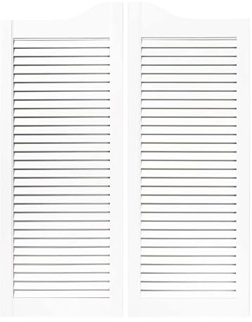 ben+camilla.com Saloontüren Set (L/R-Paar) | 100 x 80 cm Weiß - Premium Lackiert | Hochwertige Massivholz Schwingtüren