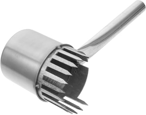 NULYLU Metal Iron Obstpflücker Mit Kopf Für Kleine Früchte Teleskopstiel Für Gartenarbeit Und Ernte Von Blaubeeren Und Datteln Effizientes Und Sicheres Ernten