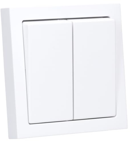 Busch-Jaeger future linear Serienschalter-Set mit 1-fach Rahmen | 1× 2000/5 US Serienschalter + 1× 1785-884 Serienwippe + 1× 1721-884K Abdeckrahmen