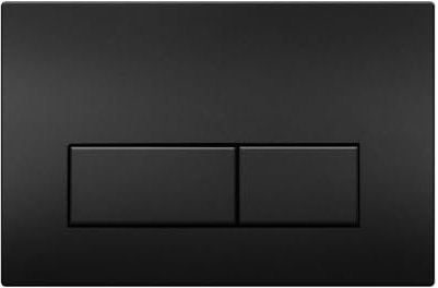 Mendorio Plaque de Commande WC, Compatible avec Geberit Sigma, UP300 et UP320, avec Double Chasse, Équipée d'un Set de Leviers de Chasse et d'un Cadre d'Installation, Dimensions 245 × 164mm.(Noir)