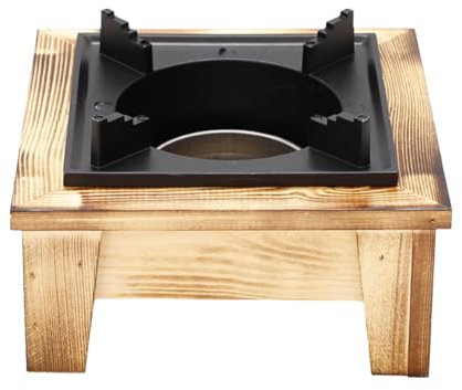 Koolenry Estufa para Cocinar Alimentos, Soporte para Utensilios de Cocina para Acampar, Barbacoa, Olla Portátil, Mini Parrilla para Calentar en Interiores