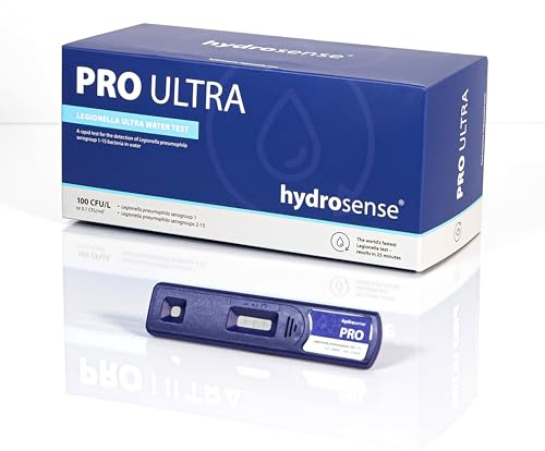 PRO Ultra Legionella Water Test Kit – Rapid 25 Minute Results, 100 CFU/L Sensitivity | Drinking Water Testing Kit for Legionella, Tap & Plumbing System check for Landlords, Water Contamination Test