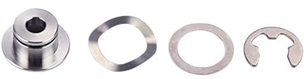 Motorcycle Brake Rotor Disc Bobbins Circlips Compatible With 13. 76mm Dia 4.5-5.2mm TH Full Floating Brake Systems(Silver)