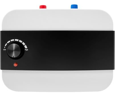 Czyurachel Scaldacqua elettrico istantaneo, 1500 W, capacità 6 l, indicatore LED, mini scaldabagno per lavabi a mano