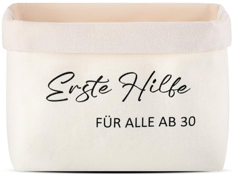 Sinmoe 30 Geburtstag Geschenk Erste Hilfe Tasche für AB 30 Geschenkkorb | Lustiges Geburtstagsgeschenk, Survival Bag, Brottüte, Geschenkideen für Geburtstag Weihnachten, Mann Frau Kollegen Freunde