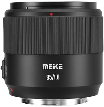Meike 85mm F1.8 SE Mark II STM AF Full Frame Auto Focus Medium Telephoto High Resolution 8K Portrait Lens Compatible with Canon EOS EF Mount Digital SLR Cameras T8i T7 850D 5D 6D 5D Mark IV 6D Mark II