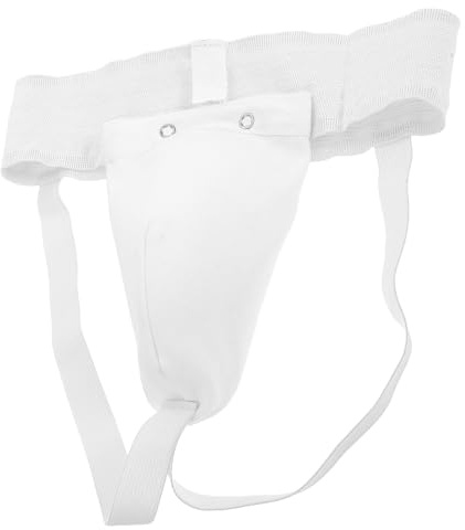 UTHCLO Protezione Inguinale Professionale in Lattice e Cotone Comoda Protezione per Cavallo Riutilizzabile per Sport da Combattimento come Boxe e Arti Marziali Adatta per Allenamento e