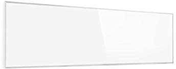 Klarstein Wonderwall Radiador Electrico Bajo Consumo Infrarrojo de 300 W para Casa, Mando a Distancia, Detector Ventanas Abiertas, Radiadores Infrarrojos para Pared, Calefatores Programables Sin CO2