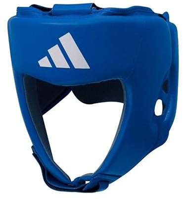 adidas World Boxing lizenzierter Kopfschutz - Verstellbarer rutschfester Stirn- & Ohrenschutz, Kopfschutz für Boxen, Training, Sparring