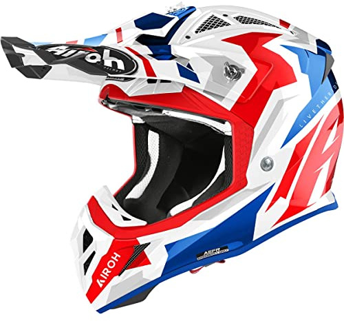 Airoh Motocross-Helm Aviator Ace Rot Gr. L
