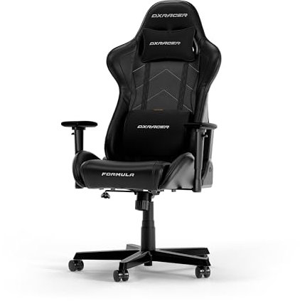 DXRacer FORMULA XL Schwarz PVC Leder das Orginal Gaming Stuhl