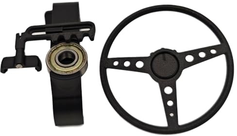 Steering Wheel Compatible for PS5/PS5 Slim, Game Controller DIY Racing Wheel Mini Gaming Wheel Auxiliary Replacement Accessories