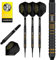 Harrows Dave Chisnall Chizzy Serie 3 Spieler-Dart-Set | Professionelle Darts 90% Wolfram Soft-Tip | Alle Gewichte Pro Darts | 10-teiliges Set mit Supergrip Carbon Midi Schäften (20g)