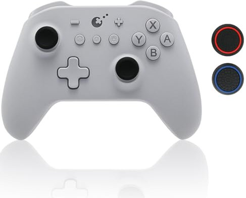 GuliKit KK3 Controller Wireless per Switch/Switch OLED/Steam Deck/Android/iOS, Joystick TMR e Grilletti Analogici Hall Effect, 23 Ore di Gioco, Giroscopio a 6 Assi