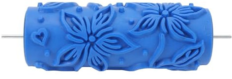 Rodillo de Pintura Estampado, Rodillo de Textura Reutilizable de 5 Pulgadas, Rodillo de Pintura con Patrón de Arte Decorativo, Rodillo de Goma para Paredes, Muebles y Pisos,