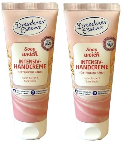 2er Pack. Dresdner Essenz Sensitiv-Handcreme Sooo weich 2 x 75ml