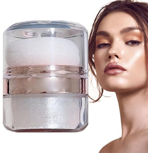 Evidenziatore in polvere, evidenziatore in polvere, Polvere di pattini in faccia a finitura lucida, Blush di trucco per glitter brillante di contouring brillante per viso e corpo