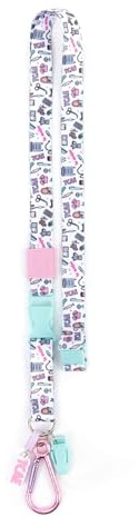 Enfermera en apuros® Lanyard Charm para TCAE | Cinta Porta Identificación con Enganche de Seguridad anti-tirones