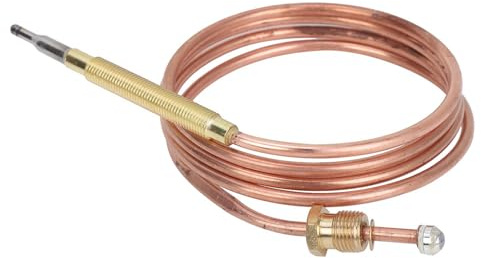 Nimomo 900 mm gas termocoppia, camino universale termico, ricambio per riscaldamento esterno, dadi di collegamento per camino, barbecue, accessori per barbecue