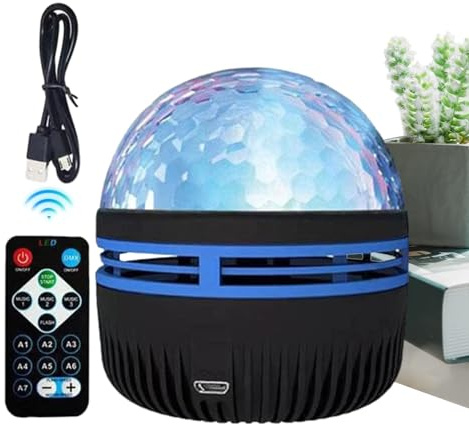 Nordlichtprojektor – LED Schlafzimmerlicht | Northern Lights Projektor mit | 14 Effekten | Fernbedienung, dimmbare USB-Leuchten | Ästhetische Dekoration für gemütliche Räume Atmosphäre
