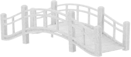 Abaodam Miniatur Gartenbrücke aus Kunststoff Wetterfeste Mikro Bogenbrücke für Außendekoration Kleine Vintage Brücke für Kleiner Gärten und Selbstgemacht Bonsai Zubehör