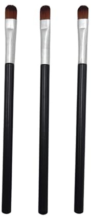 3 Pcs Small Eyeshadow Brush Set, Eye Makeup Brushes for Eyeshadow Application & Blending,Soft Synthetic Makeup Brushes for Eyeshadow, Blending, Concealer, Eyebrow and Professional Eye Makeup Tools