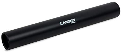 Cannon Sports Aluminum Track Relay Baton for Running, Training & Track and Field Gifts (Black)