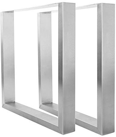 KTC Tec Tischgestell Edelstahl TU 100x40 900 Untergestell Kufen Tischuntergestell Tischkufe Design Tisch Esstisch, 1 STK