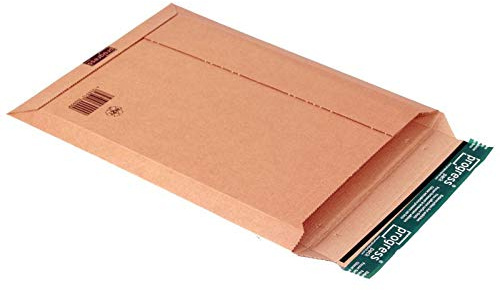 Progress PPW01.08 Kalenderversandtasche DIN A3 335 x 500 x -50 mm (Innenmaß) braun/PREMIUM ** Verpackungseinheit: 100 Stück **