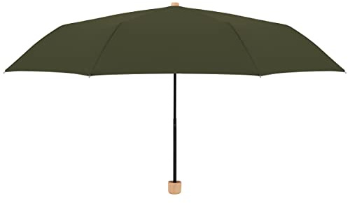 Doppler nature mini - Deep Olive - nachhaltiger Regenschirm - Handöffner - 270 Gramm - nachwachsende Rohstoffe - Windkanal getestet