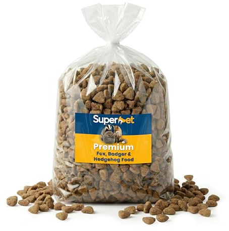 Superpet Premium Fox, Badger & Hedgehog Food, Natural Wildlife Feed, 5KG | Pet Food for Squirrels, Guinea Pigs, Rabbits & Hamsters, High-Protein Nutrition, Suitable for All Outdoor Animals Year-Round