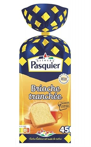 Brioche Pasquier - Tranches Gourmandes - 450G - Brioche Tranchée - Epicerie Sucrée - Lot De 4