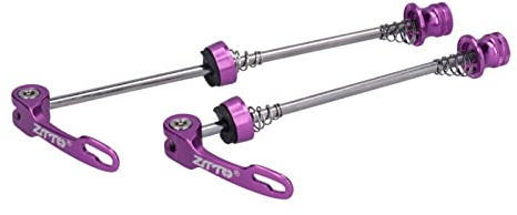 UPALDHOU Bike Quick Release Axle, Bike Wheel Hub Quick Release Skewer for Road Mountain (Purple