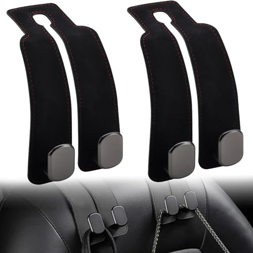 2 Stücke Kopfstütze Auto, Kopfstützenhalterung, Kleiderbügel Auto, Haken Auto Kopfstütze, Autositz Haken, Auto Taschenhalter, Kopfstützen Haken, Auto Haken, Taschenhaken, Auto Kleiderbügel