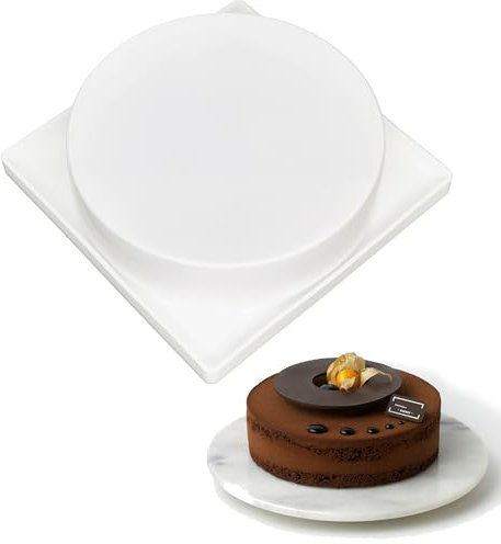 SEABABOO Silikon Backform Rund Kuchenform 18 X 18 CM Rund Silikonformen Springform Silikon Backform Rundbackform Silikonform für Kuchen Muffin Sahnetorte Schokoladenkuchen