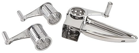 TOPBATHY Juego De 4 Ralladores De Queso De Acero Inoxidable Cortador Rotatorio De Mano Herramientas De Cocina