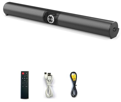 Iyalezirk Colonna altoparlante Bluetooth, altoparlante portatile ad alta potenza, barra audio per TV, altoparlanti per computer da scrivania